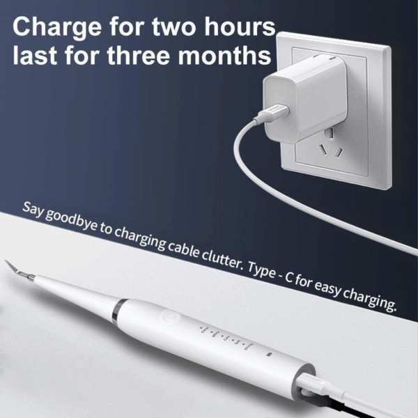 Oceantree Electric Teeth Cleaner Tartar Ultrasonic Tooth Cleaner Teeth Dental Scaler Tartar Remover Usb Electric Tooth Brush Electric Toothbrushes for Adult – Image 10