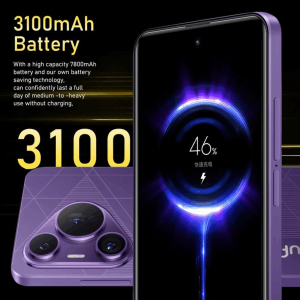 Fuffi Smartphone 6.56-Inch HD Screen, 4GB RAM + 32GB Storage, Dual Camera 5Mp+13Mp, Bluetooth-Compatible GPS, Metal Frame, Android 4G Phone – Image 6