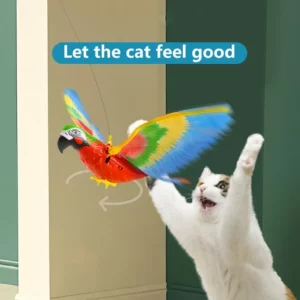Jouets électriques interactifs pour animaux de compagnie, simulation d'oiseau, jeu de teasing, ULà gratter, aigle volant, anciers de chat