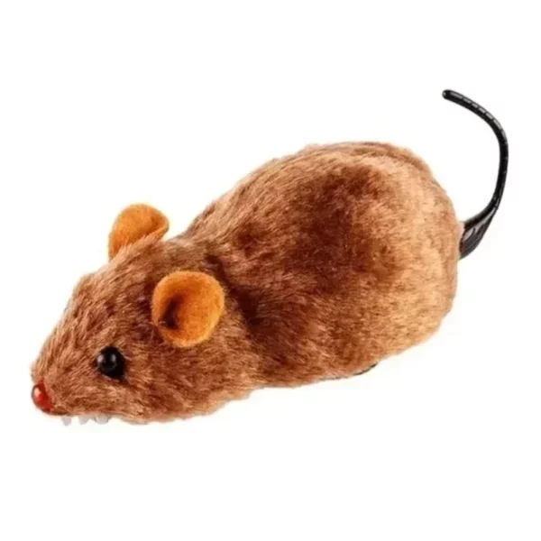 Souris en peluche pour chats et chiens, jouet drôle et réaliste, rat en cours d'exécution, queue d'animaux, document aléatoire pour enfants, nouveau, 1PC – Image 2